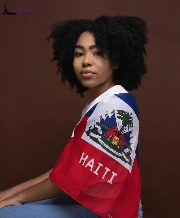 beautiful Haitian woman image
