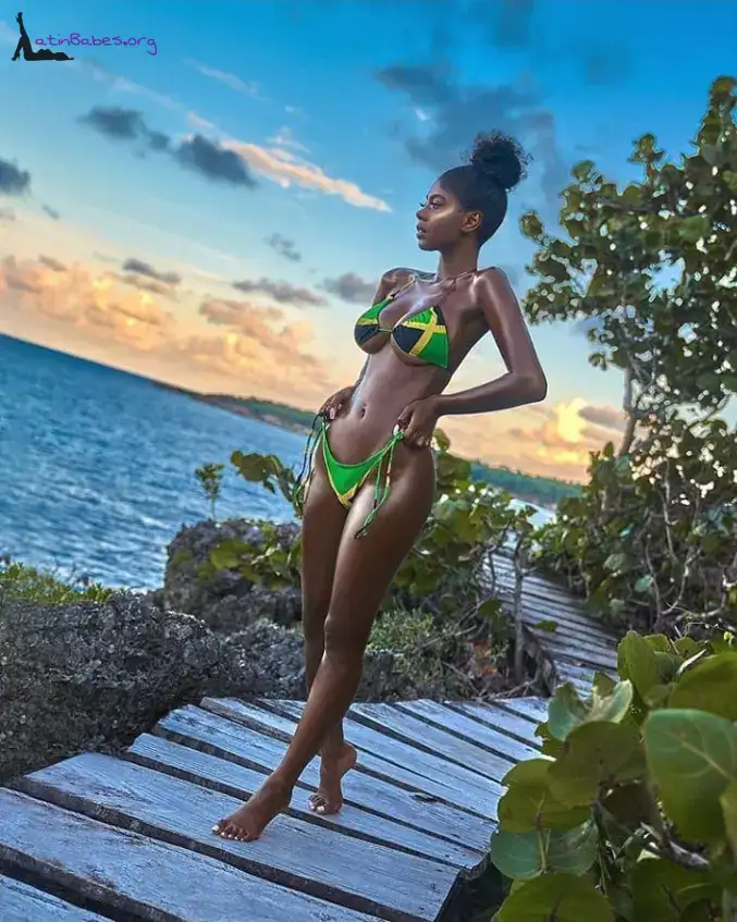 divine Jamaican girl image