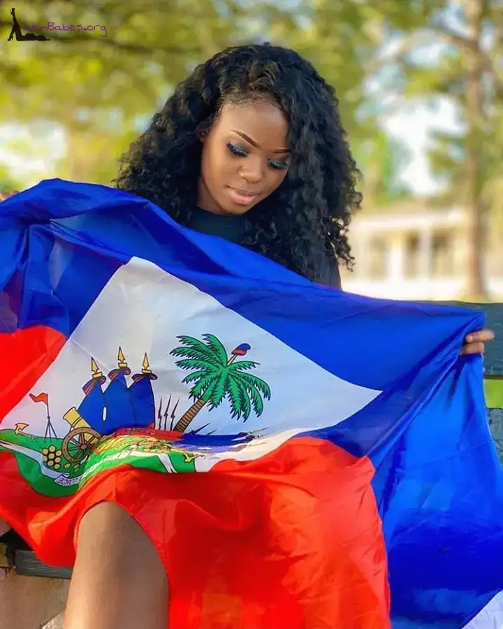 gorgeous Haitian woman portrait