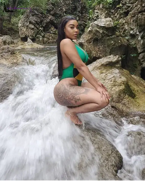 lovely Jamaican woman