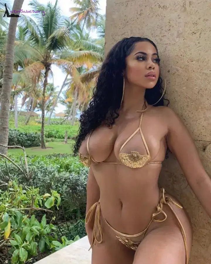stunning Dominican babe