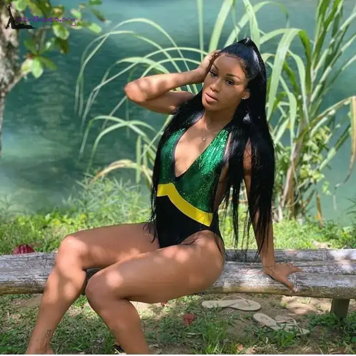 stunning Jamaican woman image